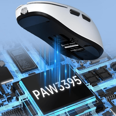 Souris Gamer Sans Fil - WirelessGamerMouse™ - Blanc