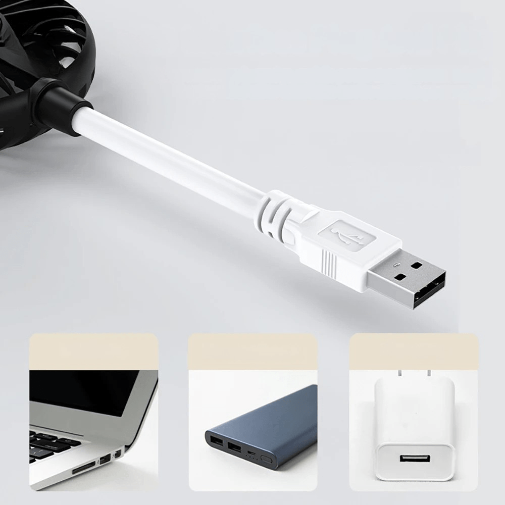 Mini Ventilateur Portable - BreezeMate™ - Noir