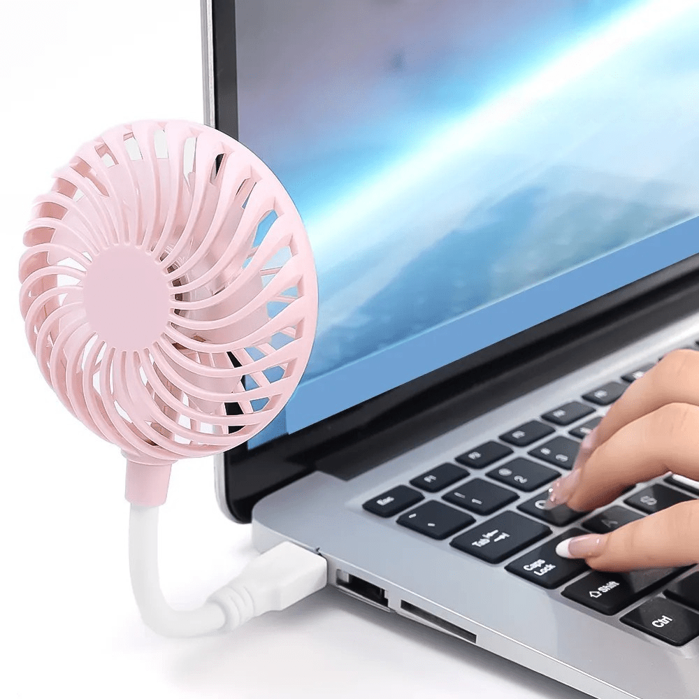 Mini Ventilateur Portable - BreezeMate™ - Rose