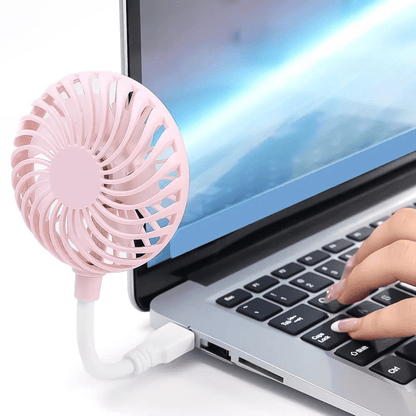 Mini Ventilateur Portable - BreezeMate™ - Rose