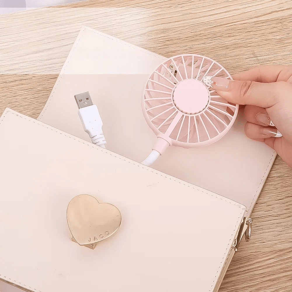 Mini Ventilateur Portable - BreezeMate™ - Rose