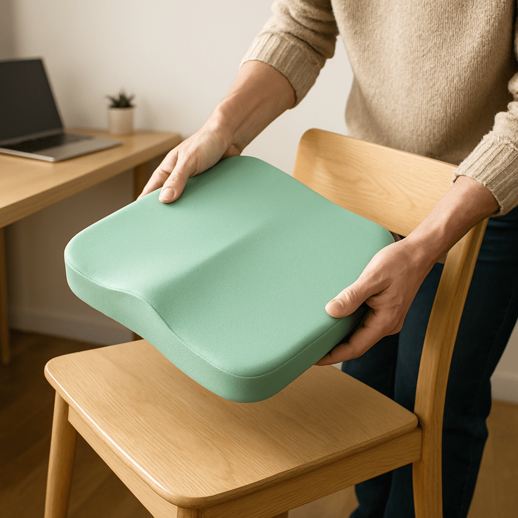 Coussin Ergonomique - ErgoCushion™ - Vert Menthe
